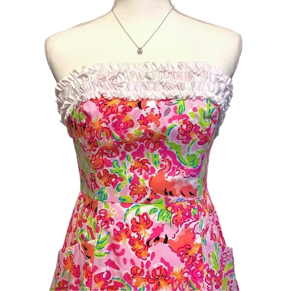 Lilly Pulitzer Call Me Kitty Ferra Dress Size 0 - Picture 2 of 10